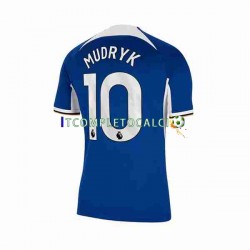 Maglia Chelsea Mykhaylo Mudryk 10 Divisa Home 2023-2024 Manica Corta ,Uomo