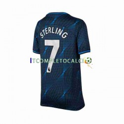 Maglia Chelsea Raheem Sterling 7 Divisa Away 2023-2024 Manica Corta ,Uomo