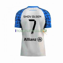 Maglia Club Brugge Andreas Skov Olsen 7 Divisa Away 2023-2024 Manica Corta ,Uomo