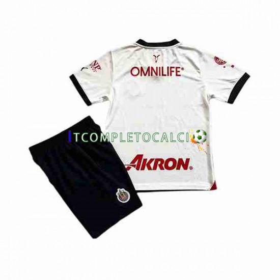 Maglia Deportivo Guadalajara Divisa Away 2023-2024 Manica Corta ,Bambino