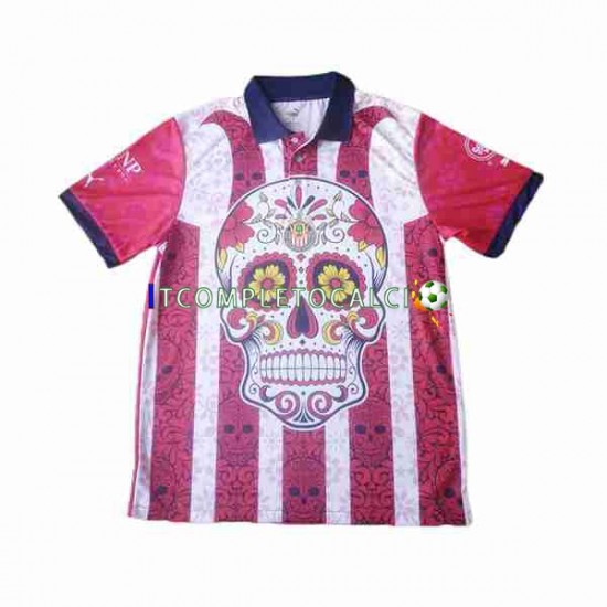 Maglia Deportivo Guadalajara Day of the Dead Divisa Away 2023-2024 Manica Corta ,Uomo