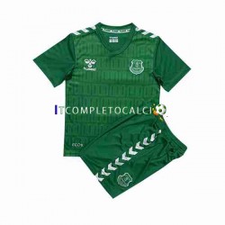 Maglia Everton Portiere Divisa Home 2023-2024 Manica Corta ,Bambino