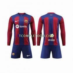 Maglia FC Barcelona Divisa Home 2023-2024 Manica Lunga ,Bambino