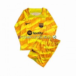 Maglia FC Barcelona Portiere Quarto Divisa 2023-2024 Manica Lunga ,Bambino