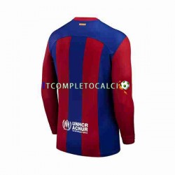 Maglia FC Barcelona Divisa Home 2023-2024 Manica Lunga ,Uomo