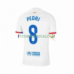 Maglia FC Barcelona Pedri 8 Divisa Away 2023-2024 Manica Corta ,Uomo