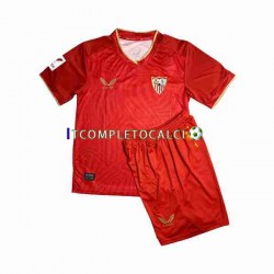Maglia Sevilla FC Sergio Ramos 4 Divisa Away 2023-2024 Manica Corta ,Bambino