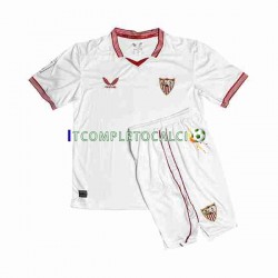 Maglia Sevilla FC Sergio Ramos 4 Divisa Home 2023-2024 Manica Corta ,Bambino
