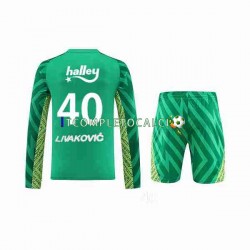 Fenerbahce Livakovic 40 Footbal Kit Portiere Divisa Home 2023-2024 Manica Lunga