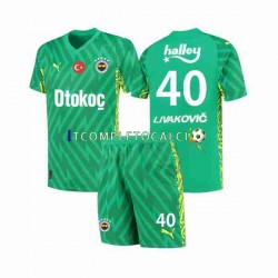 Fenerbahce Livakovic 40 Footbal Kit Portiere Divisa Home 2023-2024 Manica Corta