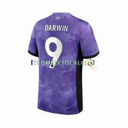 Maglia Liverpool Darwin Nunez 9 Terza Divisa 2023-2024 Manica Corta ,Uomo