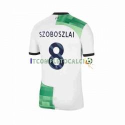 Maglia Liverpool Dominik Szoboszlai 8 Divisa Away 2023-2024 Manica Corta ,Uomo