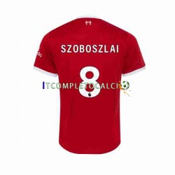 Maglia Liverpool Dominik Szoboszlai 8 Divisa Home 2023-2024 Manica Corta ,Uomo