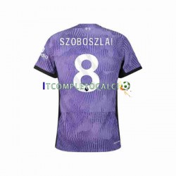 Maglia Liverpool Dominik Szoboszlai 8 Terza Divisa 2023-2024 Manica Corta ,Uomo