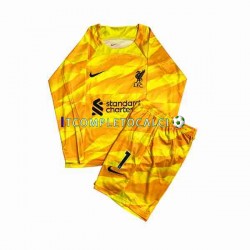 Maglia Liverpool A.Becker 1 Portiere Terza Divisa 2023-2024 Manica Lunga ,Bambino