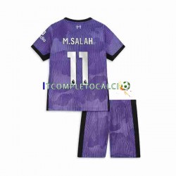 Maglia Liverpool M.Salah 11 Terza Divisa 2023-2024 Manica Corta ,Bambino