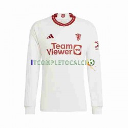 Maglia Manchester United Terza Divisa 2023-2024 Manica Lunga ,Uomo