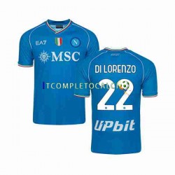 Maglia Napoli DI LORENZO 22 Divisa Home 2023-2024 Manica Corta ,Uomo