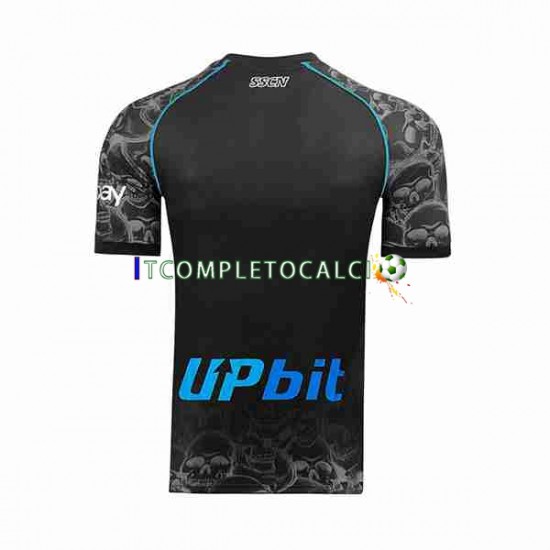 Maglia Napoli Halloween Divisa Home 2023-2024 Manica Corta ,Uomo