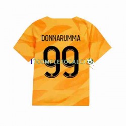 Maglia Paris Saint-Germain Donnarumma 99 Portiere Divisa Away 2023-2024 Manica Corta ,Uomo