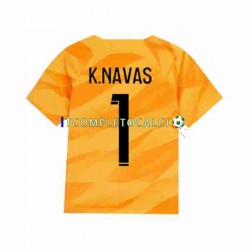 Maglia Paris Saint-Germain K.NAVAS 1 Portiere Divisa Away 2023-2024 Manica Corta ,Uomo