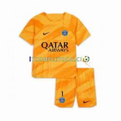 Maglia Paris Saint-Germain K.NAVAS 1 Portiere Divisa Away 2023-2024 Manica Corta ,Bambino