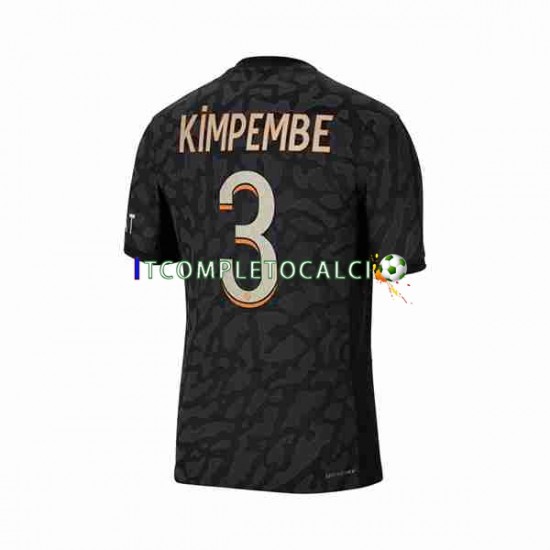Maglia Paris Saint-Germain Kimpembe 3 Terza Divisa 2023-2024 Manica Corta ,Uomo