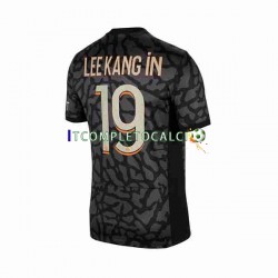 Maglia Paris Saint-Germain Lee Kang In 19 Terza Divisa 2023-2024 Manica Corta ,Uomo