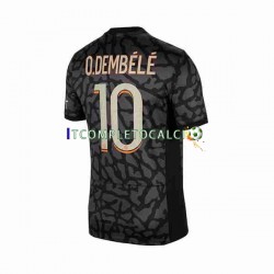 Maglia Paris Saint-Germain O.Dembele 10 Terza Divisa 2023-2024 Manica Corta ,Uomo