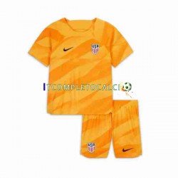 Maglia Stati Uniti Portiere Divisa Away 2023-2024 Manica Corta ,Bambino