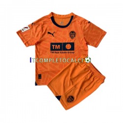 Maglia Valencia CF Terza Divisa 2023-2024 Manica Corta ,Bambino