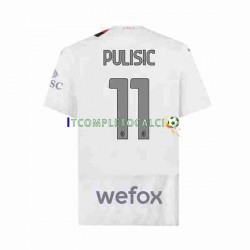 Maglia AC Milan Christian Pulisic 11 Divisa Away 2023-2024 Manica Corta ,Uomo