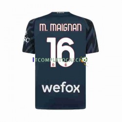 Maglia AC Milan Mike Maignan 16 Portiere Terza Divisa 2023-2024 Manica Corta ,Uomo