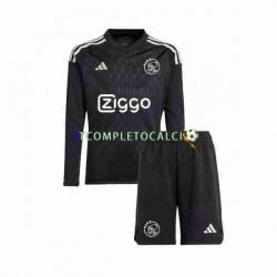 Maglia AFC Ajax Portiere Terza Divisa 2023-2024 Manica Lunga ,Bambino