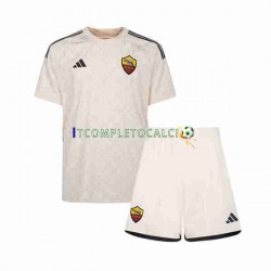 Maglia AS Roma Divisa Away 2023-2024 Manica Corta ,Bambino