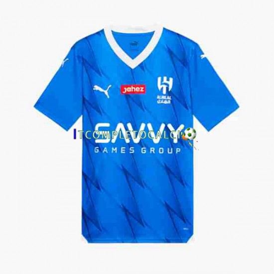 Maglia Al Hilal Divisa Home 2023-2024 Manica Corta ,Uomo