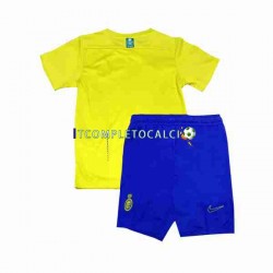 Maglia Al-Nassr Divisa Home 2023-2024 Manica Corta ,Bambino