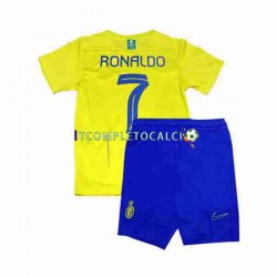 Maglia Al-Nassr Ronaldo 7 Divisa Home 2023-2024 Manica Corta ,Bambino