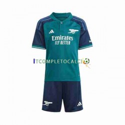 Maglia Arsenal Terza Divisa 2023-2024 Manica Corta ,Bambino