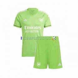 Maglia Arsenal Portiere Terza Divisa 2023-2024 Manica Corta ,Bambino
