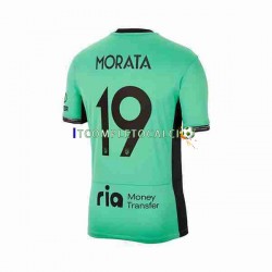Maglia Atlético Madrid 2 Alvaro Morata 19 Terza Divisa 2023-2024 Manica Corta ,Uomo