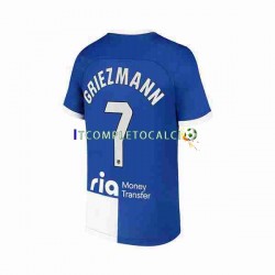 Maglia Atlético Madrid 2 Antoine Griezmann 7 Divisa Away 2023-2024 Manica Corta ,Uomo