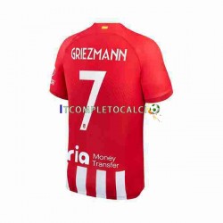 Maglia Atlético Madrid 2 Antoine Griezmann 7 Divisa Home 2023-2024 Manica Corta ,Uomo