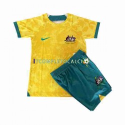 Maglia Australia Divisa Home 2022 Manica Corta ,Bambino