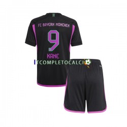 Maglia FC Bayern München Harry Kane 9 Divisa Away 2023-2024 Manica Corta ,Bambino