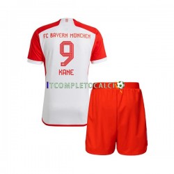 Maglia FC Bayern München Harry Kane 9 Divisa Home 2023-2024 Manica Corta ,Bambino