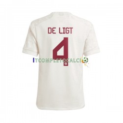 Maglia FC Bayern München Matthijs de Ligt 4 Terza Divisa 2023-2024 Manica Corta ,Uomo