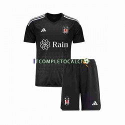 Maglia Besiktas Portiere Divisa Home 2023-2024 Manica Corta ,Bambino