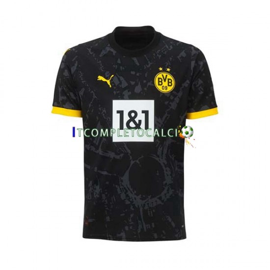 Maglia Borussia Dortmund Divisa Away 2023-2024 Manica Corta ,Uomo