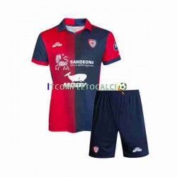 Maglia Cagliari Divisa Home 2023-2024 Manica Corta ,Bambino